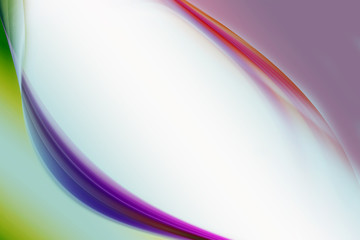 Geschwungene farbige Streifen mit Platz für Text