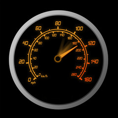 Fototapeta premium High Speeding – The Red Line