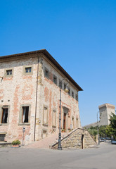 Fototapeta na wymiar Corgna Pałac. Castiglione del Lago Umbria.