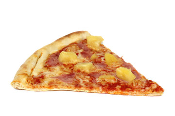 Pizza slice close-up