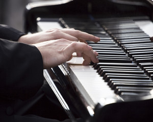 Playing piano