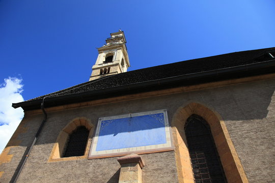 chiesa Tesero e meridiana