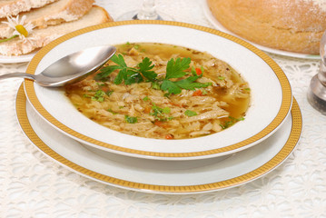 polish tripe soup (flaki)