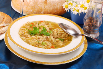 polish tripe soup (flaki)