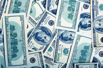 background of american dollars