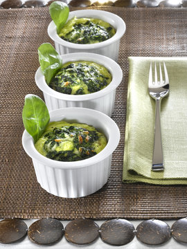 flan d'&eacute;pinards