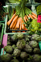 verdure al mercato