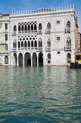 Naklejka premium Ca d Oro Palace located at Venice, Italy