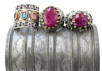 three ottoman rings.