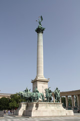 Obraz premium budapest, colonne des héros