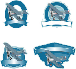 BiPlane Label © blue67sign