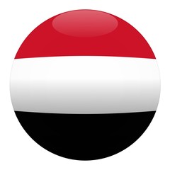 boule yemen ball drapeau flag