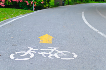Fototapeta premium bike lane