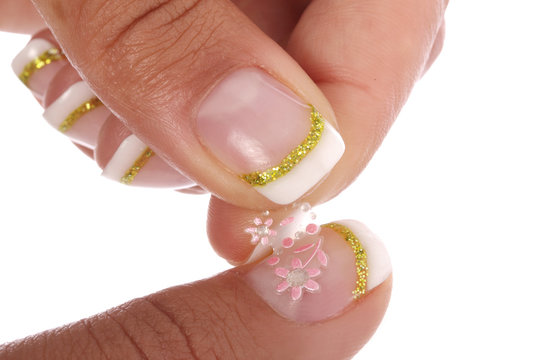 pose d&eacute;coration ongles