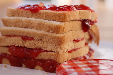 tartines de confiture