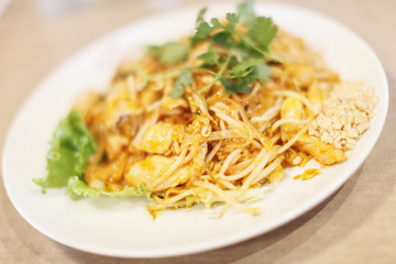 Chicken Pad Thai noodles