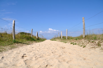 Fototapeta na wymiar Beach access