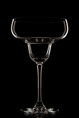Glass on black
