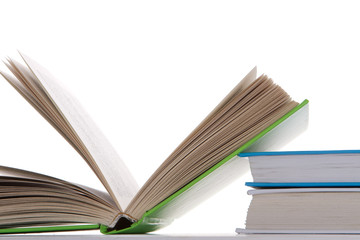 books - isolated on white background