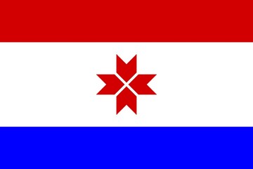 Drapeau de Mordovie en Russie