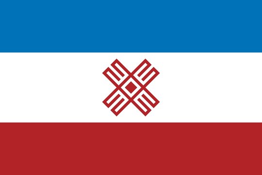 Drapeau du Maris en Russie