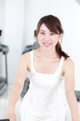 Fototapeta premium 運動する女性