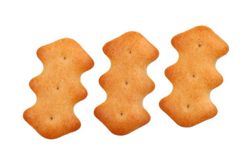 Background from cookies on white