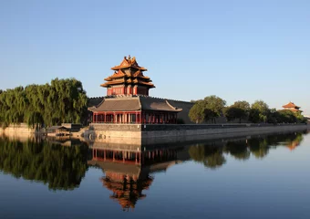 Wall murals Beijing Eckturm der verbotenen Stadt