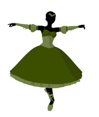 Ballerina Illustration Silhouette © Kathy Gold