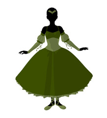 Ballerina Illustration Silhouette © Kathy Gold