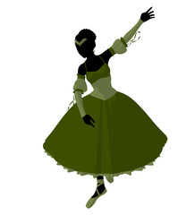 Ballerina Illustration Silhouette © Kathy Gold