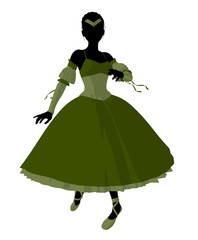 Ballerina Illustration Silhouette © Kathy Gold