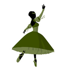 Ballerina Illustration Silhouette © Kathy Gold