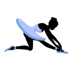 Ballerina Illustration Silhouette © Kathy Gold