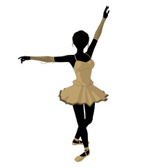 Ballerina Illustration Silhouette © Kathy Gold