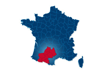 région midi Pyrénées France