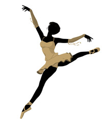 Ballerina Illustration Silhouette