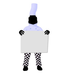 Chef Menu Art Illustration Silhouette