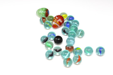 color glass balls