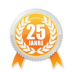 Fototapeta premium 25 Jahre Jubiläum