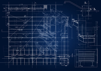 Architectural blueprint