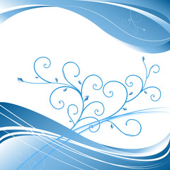 elegant floral vector background