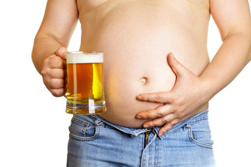 Man with beer mug