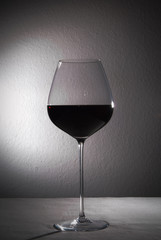 Still-life with the wine glass