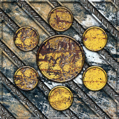 metal construction background