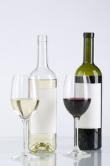 White and red wine