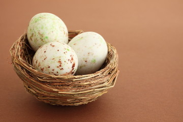 Oeufs de caille en chocolat