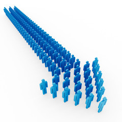Fototapeta premium Conceptual image of teamwork