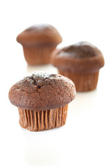 tasty chocolate muffin