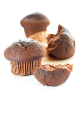 tasty chocolate muffin